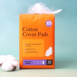 Sanitary Pads Manufacturer - X9 Private Label High Quality Strong Absorbent Cotton Cover