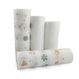 Kitchen Towel Manufacturer - Hot Sell Nice Print Reusable Kitchen Paper Towels Roll