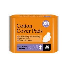 Sanitary Pads Manufacturer - X9 Brand Private Label Soft Breathable Cotton Cover Pads