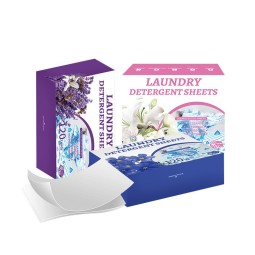 Laundry Detergent Sheets Supplier - Lavender Low Foam Machine Wash