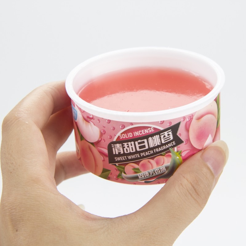 Car Air Freshener Manufacturer - 70g Peach Algae Gel Freshener