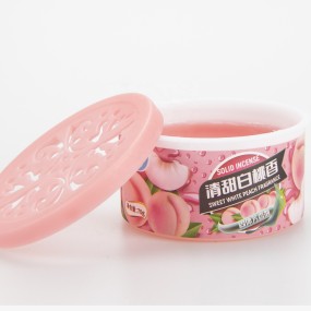 Car Air Freshener Manufacturer - 70g Peach Algae Gel Freshener