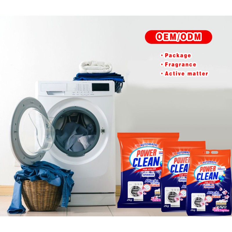 Washing Powder Factory - Custom Fragrance Laundry Detergent OEM