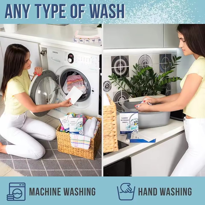 Laundry Detergent Sheets Factory - Green Concentrated Washing Paper