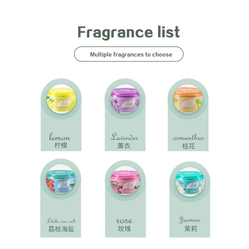 Air Freshener Gel Supplier - 70g Custom Package Deodorant Gel