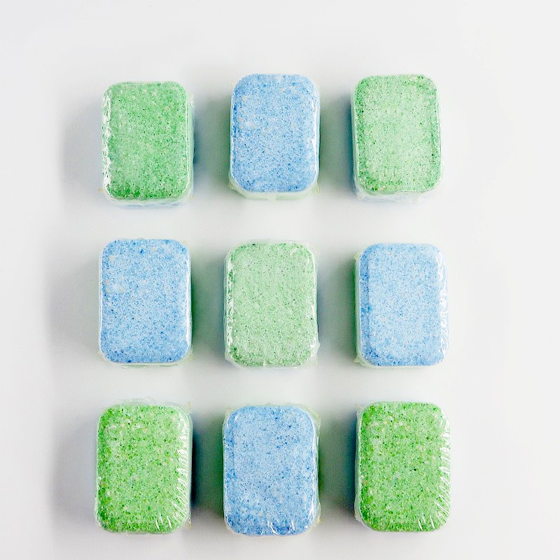 Dishwasher Detergent Supplier - Fresh Lemon Scent Detergent Block