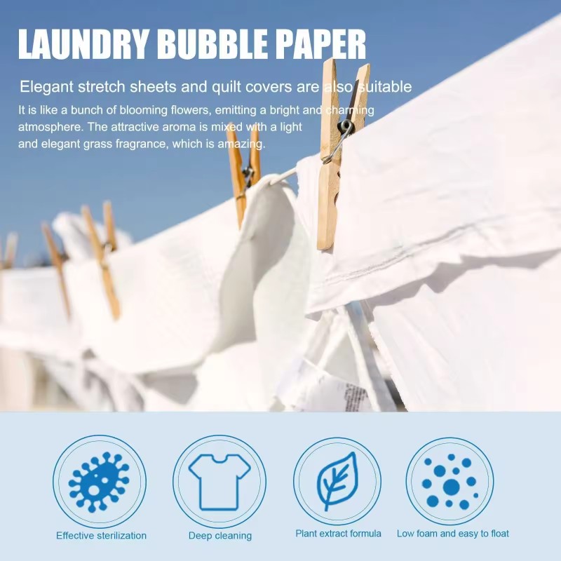 Laundry Soap Sheet Manufacturer - Biodegradable Enzyme Stain Remover