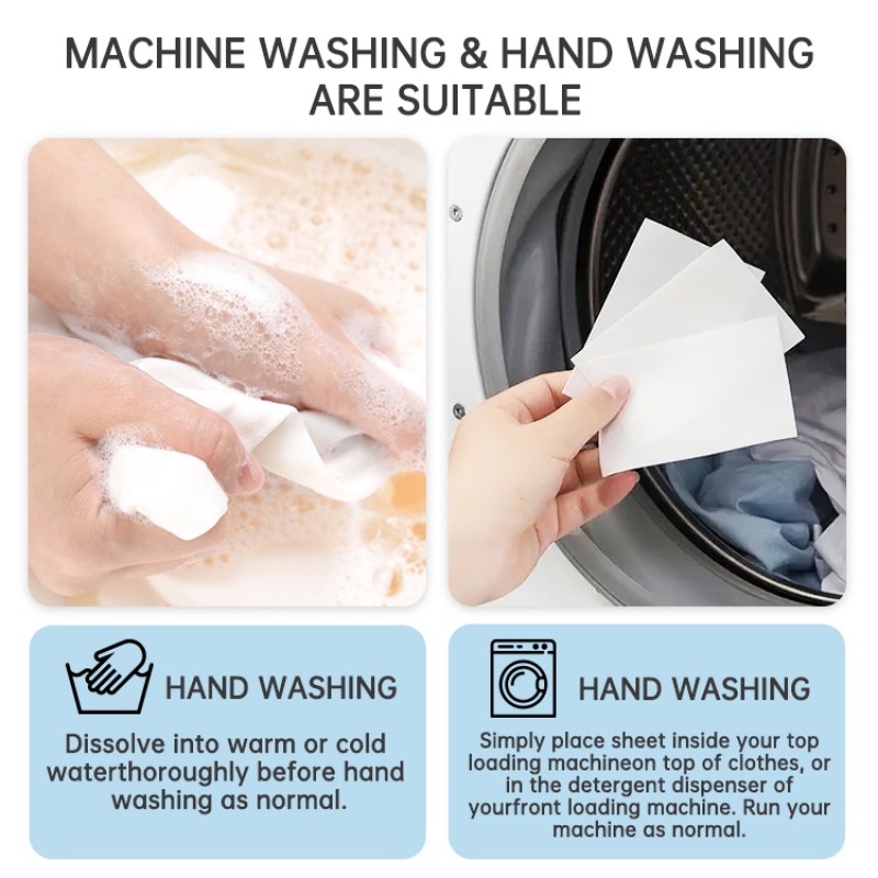 Laundry Detergent Sheets Manufacturer - Dissolvable Eco-Friendly Strips