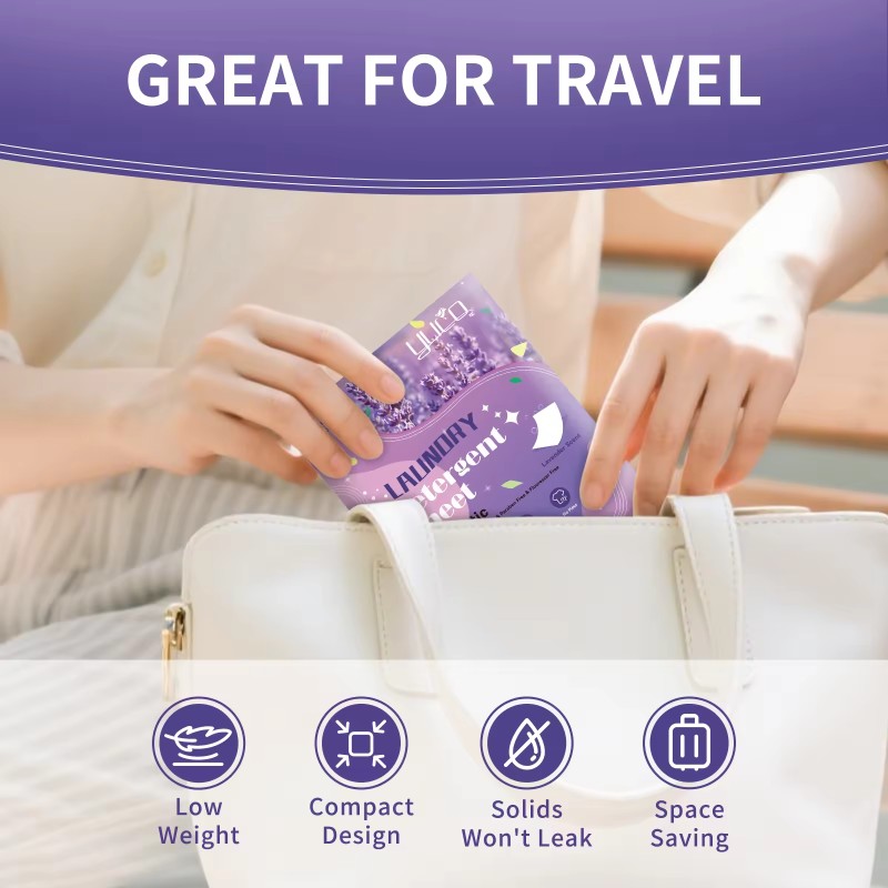 Laundry Strips Factory - Wholesale Lavender Fragrance Detergent