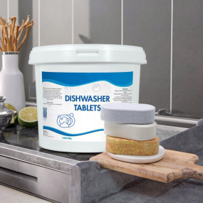 Dishwasher Detergent Supplier - Fresh Lemon Scent Detergent Block