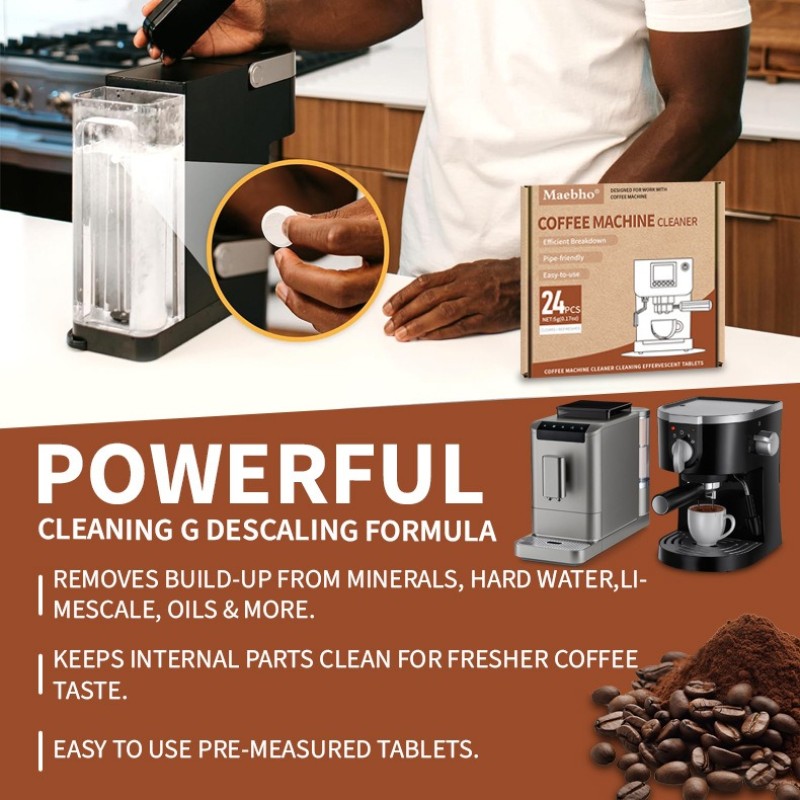 Coffee Machine Cleaner Factory - Food-Grade Effervescent Tablets