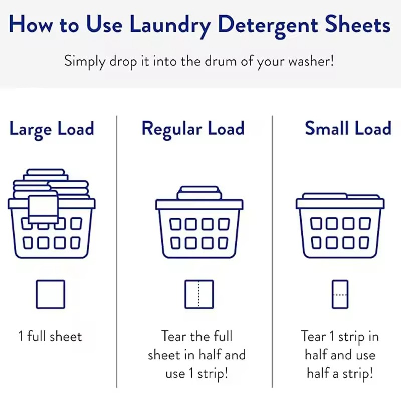 Laundry Detergent Sheets Factory - Green Concentrated Washing Paper