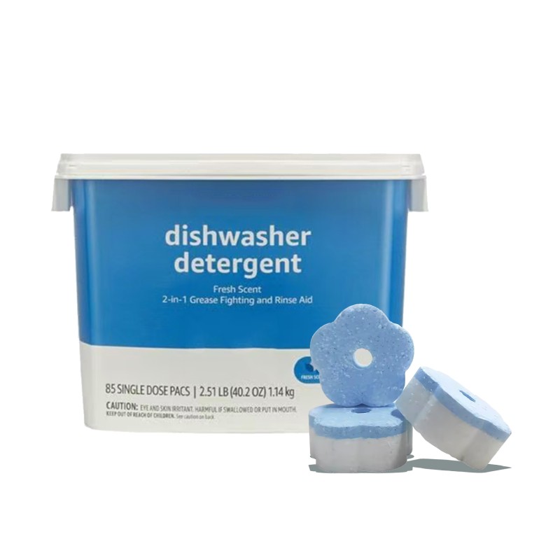 Dishwasher Tablets Factory - 2-in-1 Rinse Aid Fresh Scent