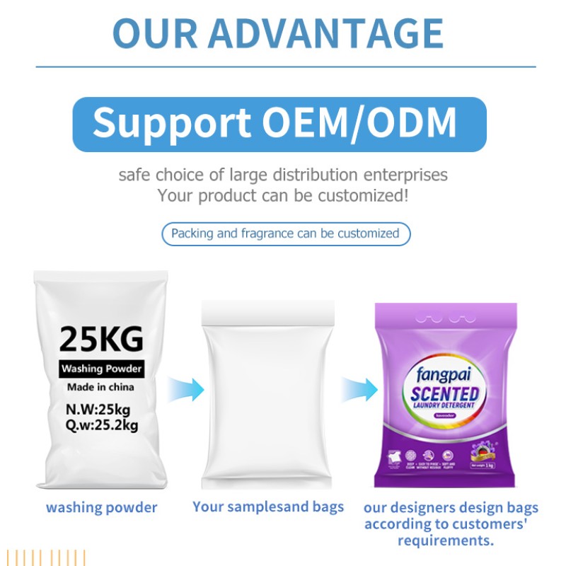 Washing Powder Manufacturer - 16% Active Flower Scent Enzyme Powder