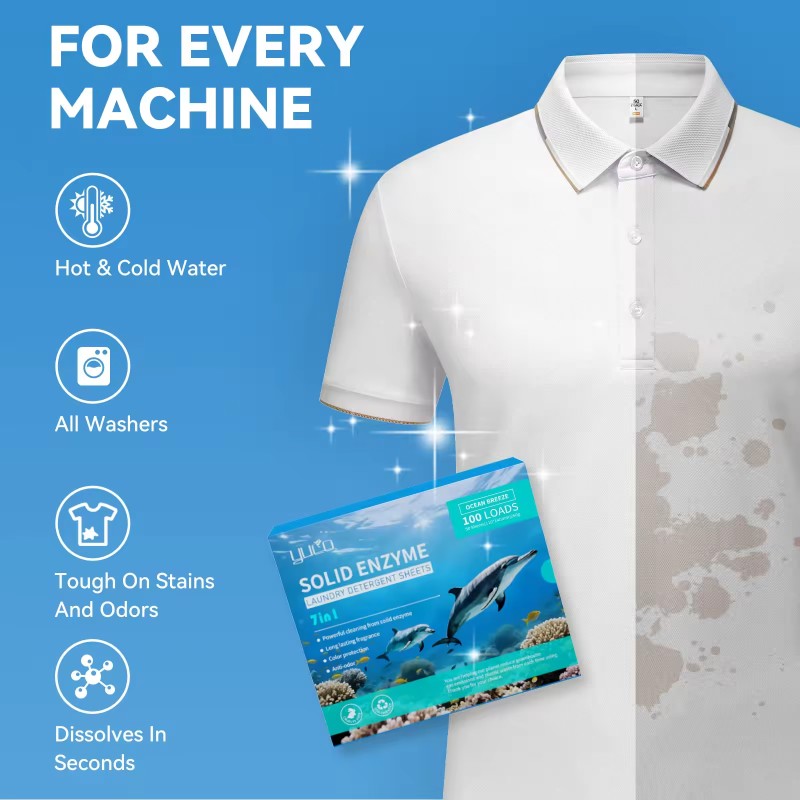 Laundry Tablets Manufacturer - Hypoallergenic Ocean Scent Tablet