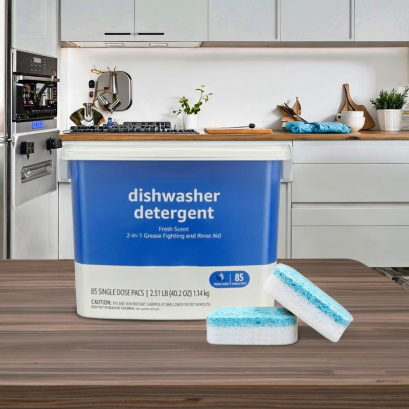 Dishwasher Tablets Factory - 2-in-1 Oil Stain Removal Tablets