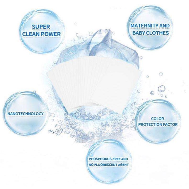 Solid Laundry Sheets Factory - 50-80% Active Apparel Detergent