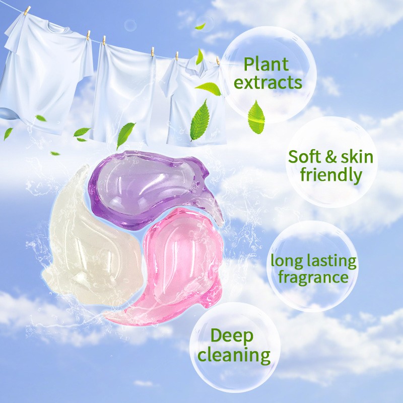 Laundry Detergent Pods Supplier - 3-in-1 Lavender Scent Pods