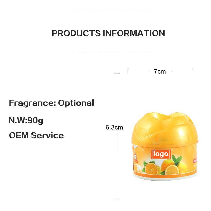 Gel Air Freshener Manufacturer - 90g Various Fragrance Customizable