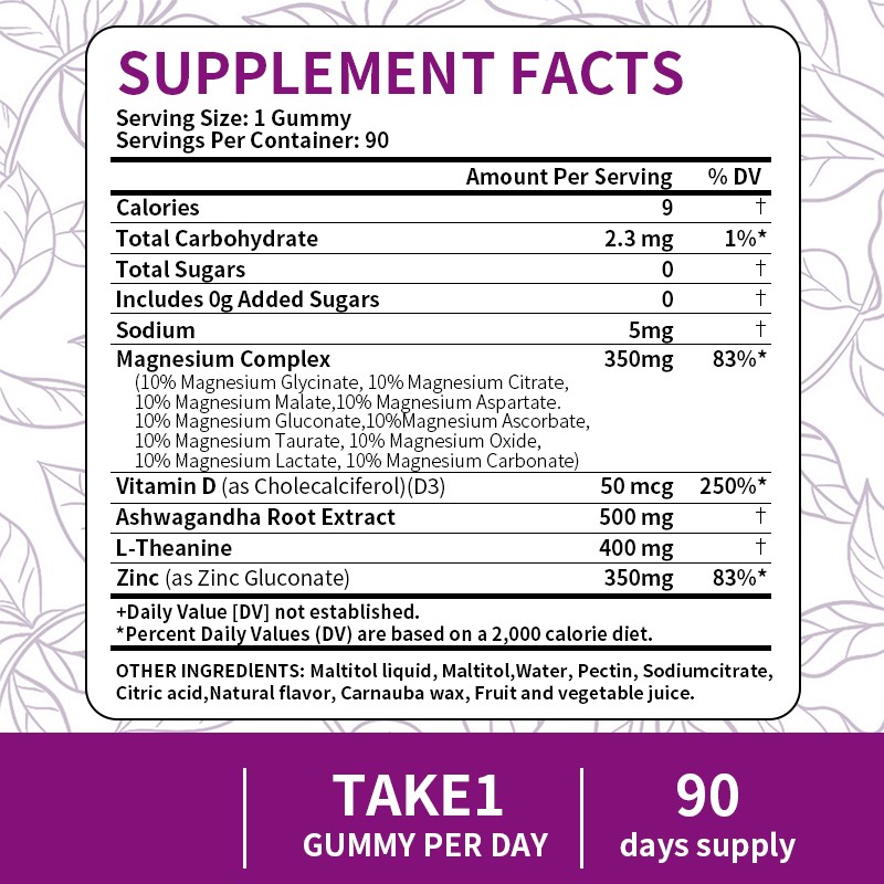 Ashwagandha Gummies Supplier - 14 in 1 Vegan Antioxidant