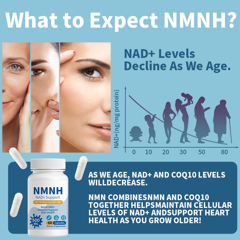 NAD+ Supplement Factory - 5 in 1 NMNH NR Resveratrol