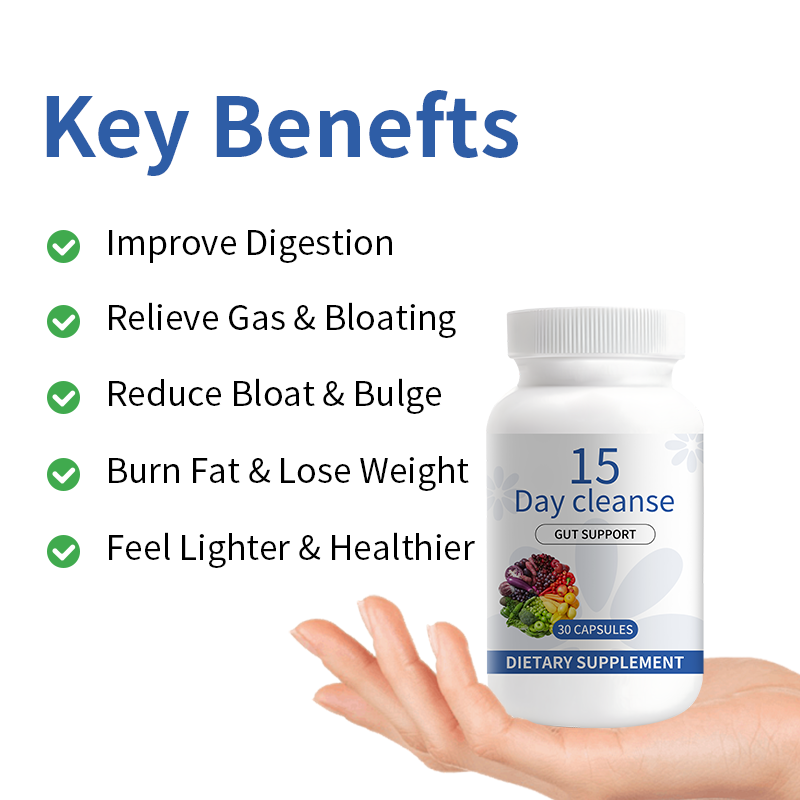 Herbal Cleanse Capsules Factory - 15 Day Digestive Support