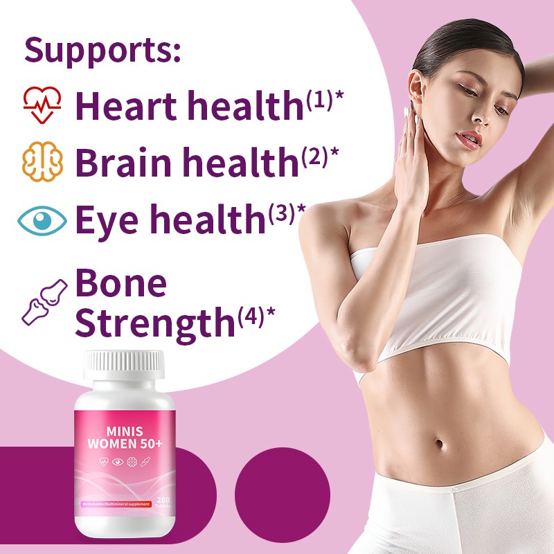 Multivitamin Tablets Factory - Heart Brain Eye Support