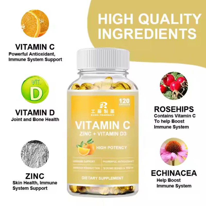 Children Vitamin Softgels Manufacturer - C Zinc D3 Complex