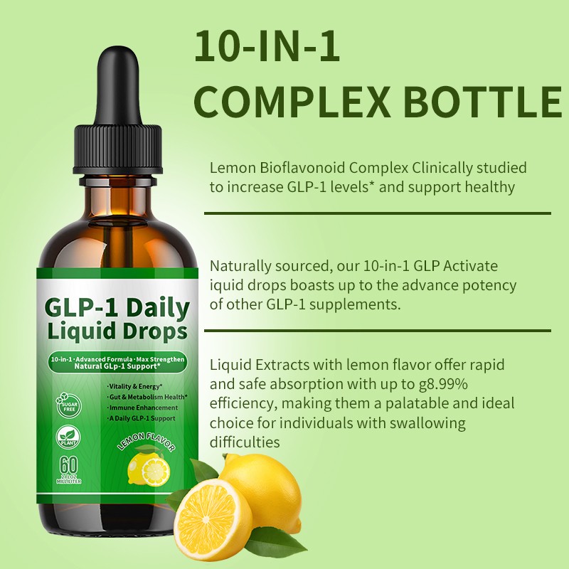 GLP1 Supplement Drops Manufacturer - Metabolic Gut Health
