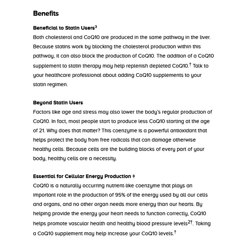 CoQ10 Softgels Factory - 100mg Heart Support Private