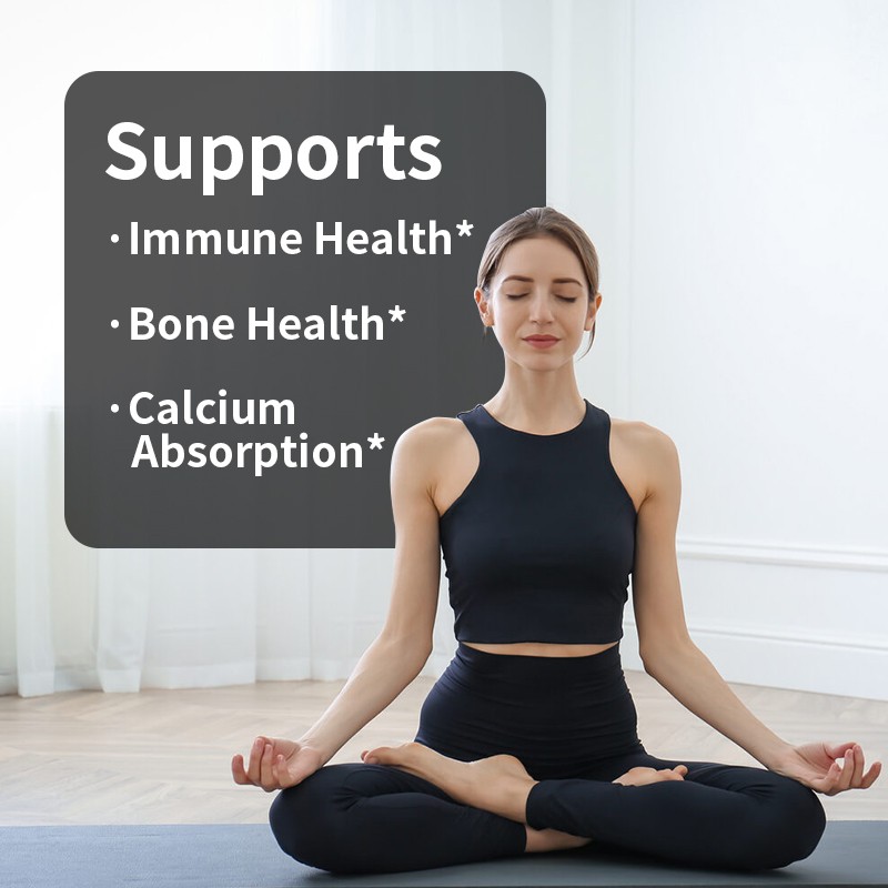 Vitamin D3 Softgels Factory - Non GMO Bone Heart Support