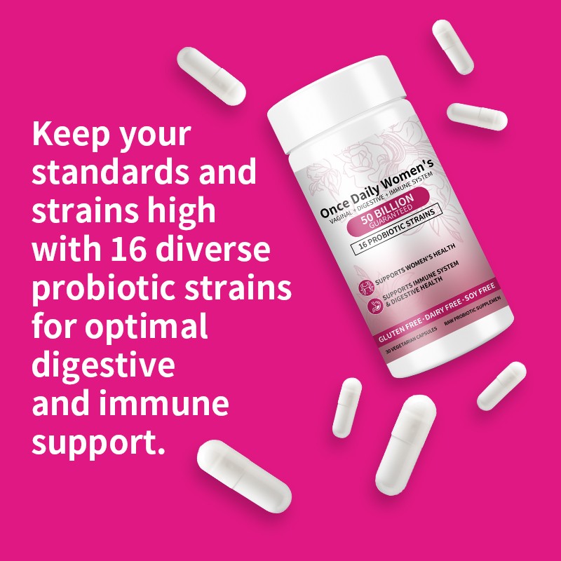 Women Probiotic Capsules Supplier - 50 Billion CFU Gut