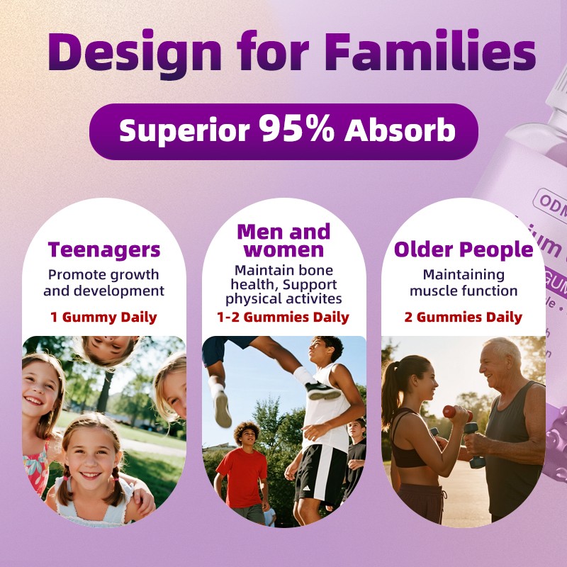 Calcium Gummies Supplier - Sugar Free Bone Health
