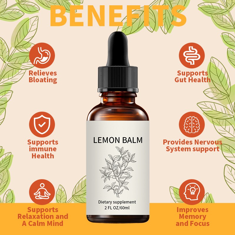 Lemon Balm Drops Supplier - Private Label Organic Extract