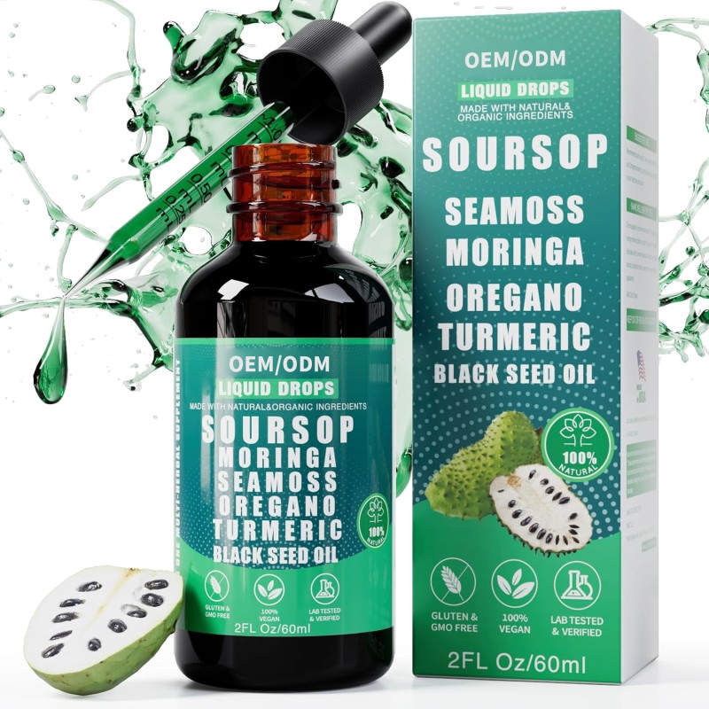 Soursop Liquid Drops Factory - 10 in 1 Antioxidant Immunity