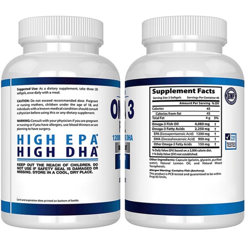 Omega 3 Softgels Supplier - EPA DHA Immune System
