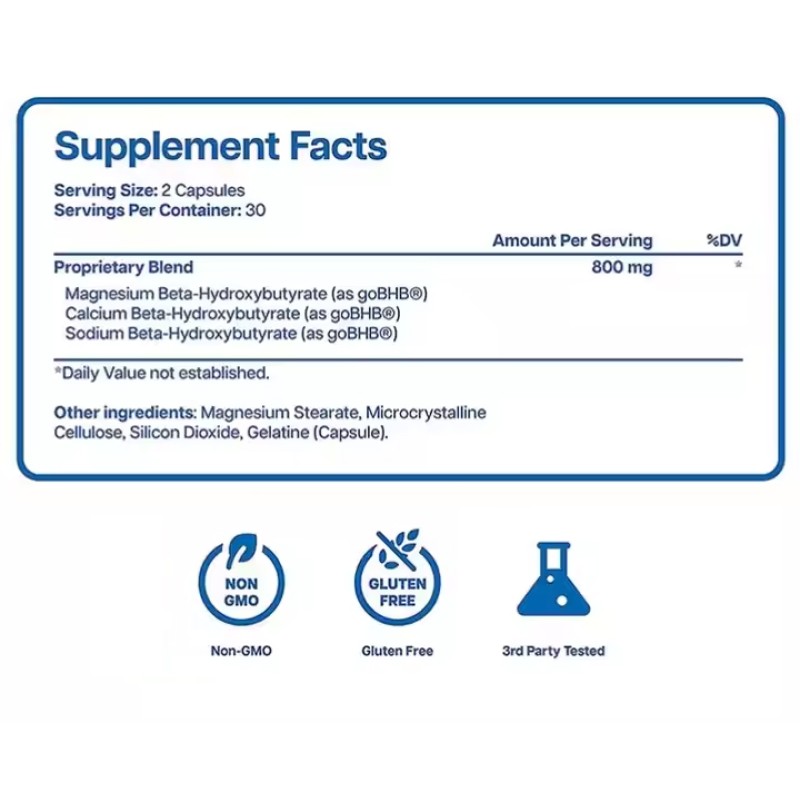 Keto BHB Softgels Supplier - Plant Extract Slimming