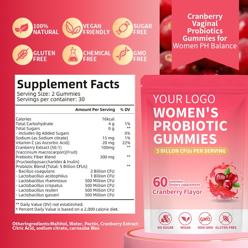 Probiotic Gummies Manufacturer - Women PH Balance Custom