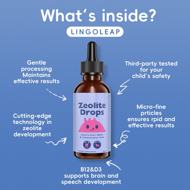 Zeolite Liquid Drops Supplier - Kids Speech Support Cleanse