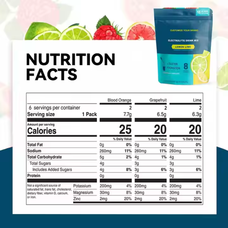 Electrolyte Powder Manufacturer - Low Carb Sports Nutrition