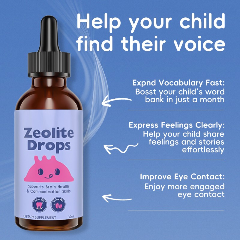 Zeolite Liquid Drops Supplier - Kids Speech Support Cleanse