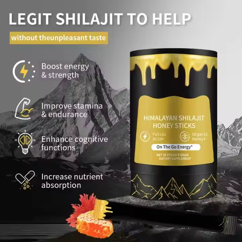 Shilajit Sticks Supplier - OEM Organic Honey Immune Support