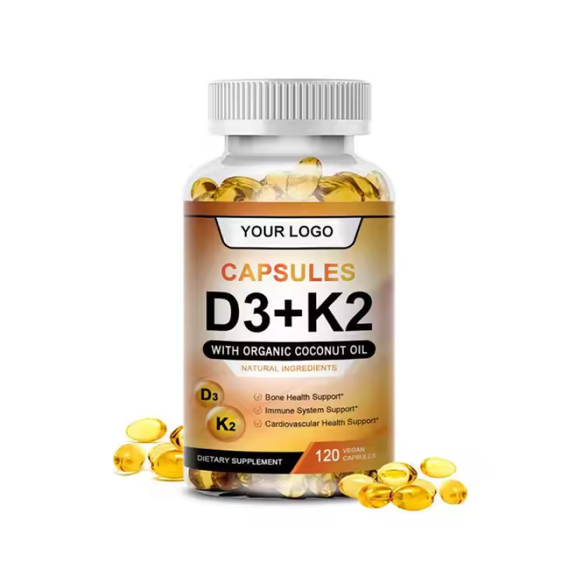 Calcium Softgels Factory - Vegan D3 K2 Bone Support