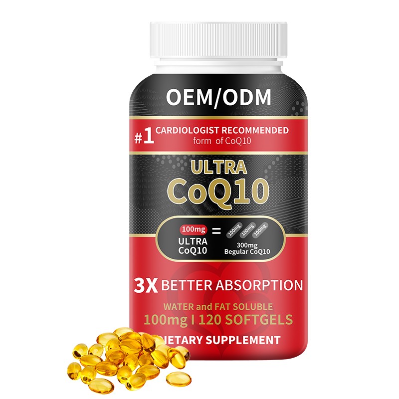 CoQ10 Softgels Factory - 100mg Heart Support Private