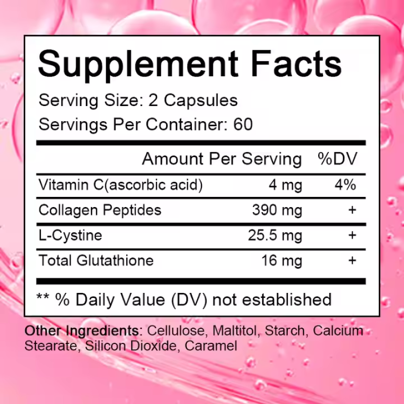 L-Glutathione Softgels Factory - Skin Whitening Collagen