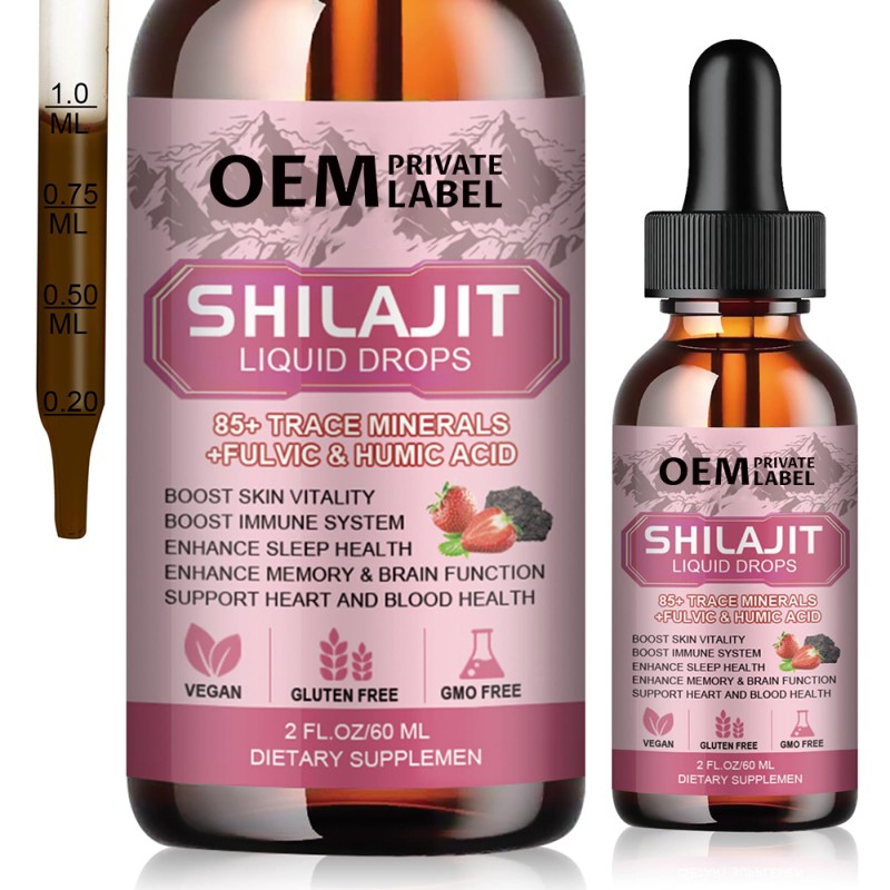 Shilajit Liquid Drops Factory - Ashwagandha Turmeric Ginseng