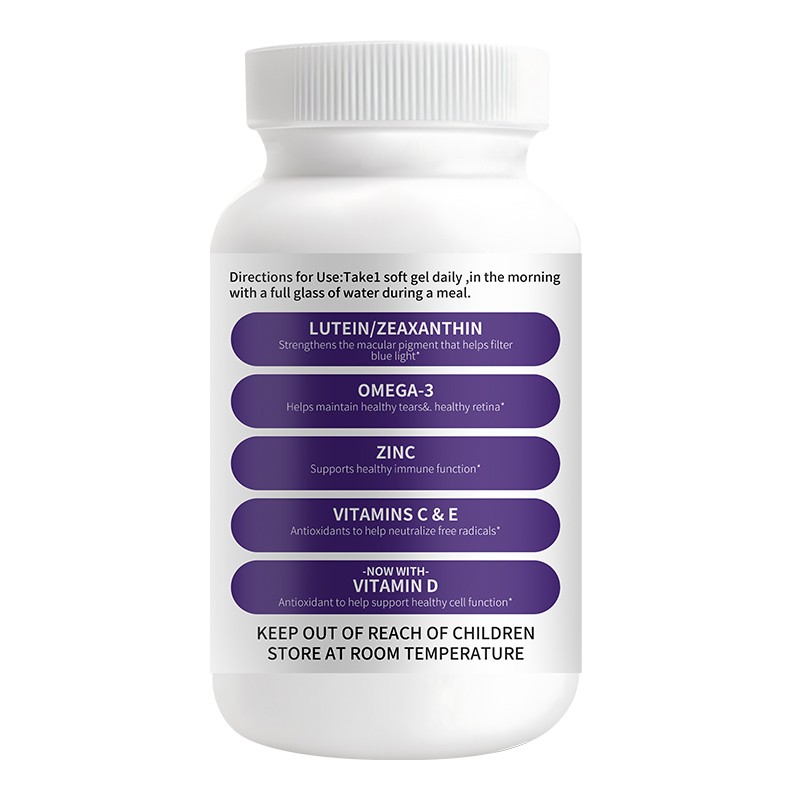 Eye Vitamin Softgels Supplier - Lutein Zeaxanthin Omega