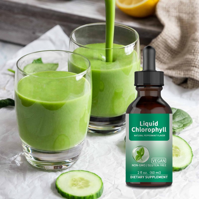 Chlorophyll Liquid Drops Factory - Vegan GMP Certified