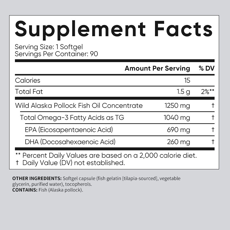 Omega 3 Softgels Factory - High Purity EPA DHA