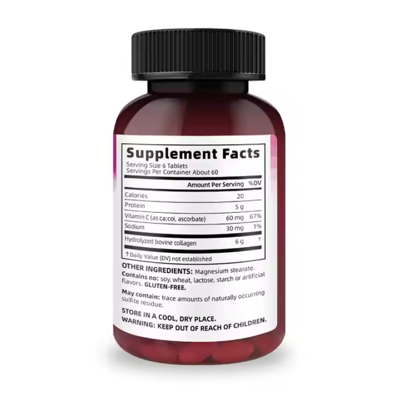 Collagen Tablets Supplier - Vitamin C Biotin Hair Skin